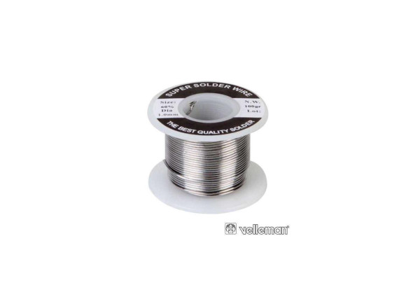 Velleman Solda 60/40 1mm 100g Velleman Solda 60/40 1mm 100g